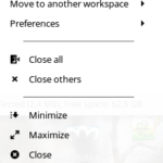 Linux Mint - taskbar "close all"