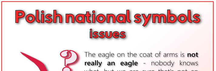Polish national symbols – issues (infographic)